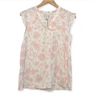 cupcakes & cashmere Pink Floral Blouse